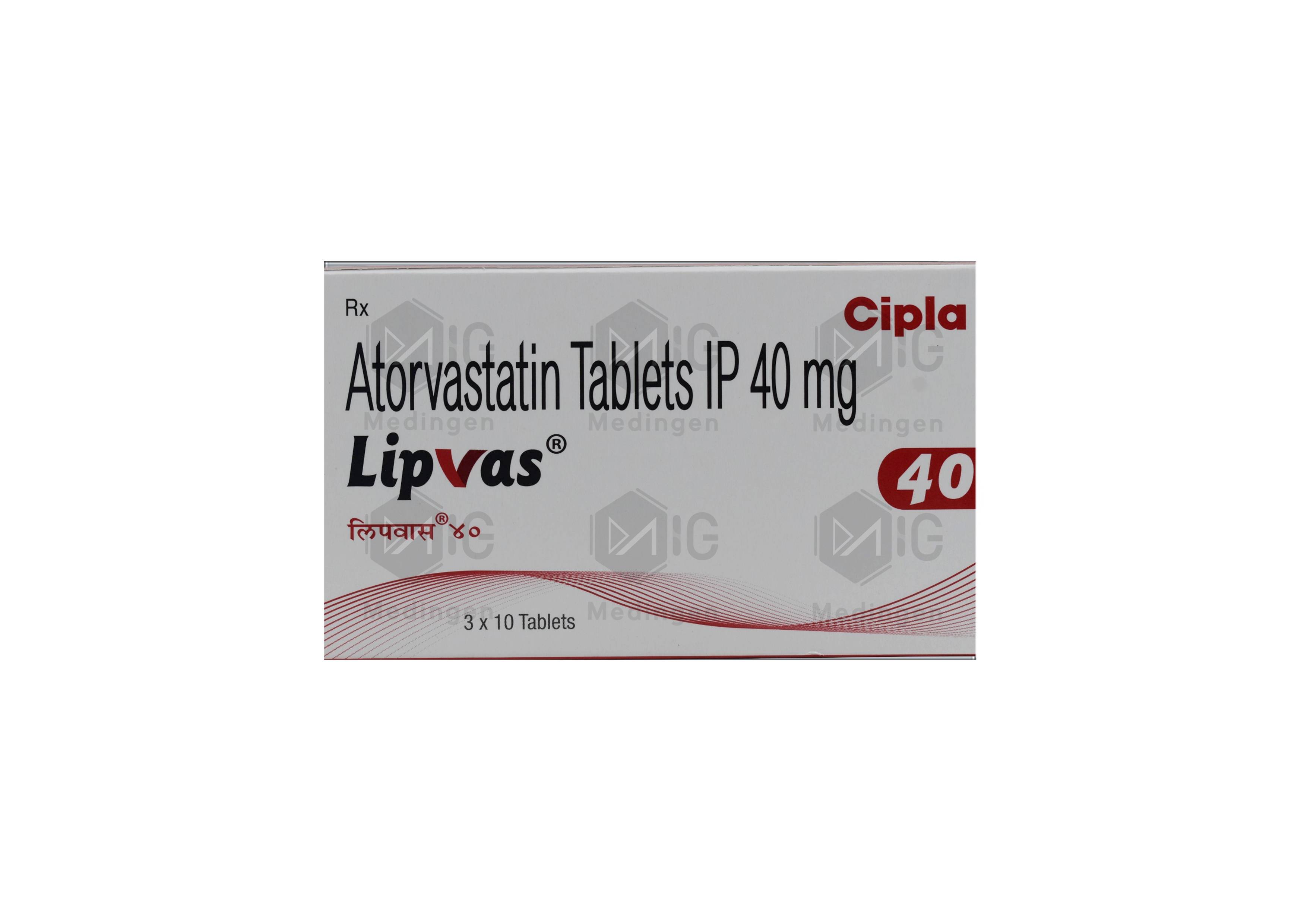 LIPVAS 40MG